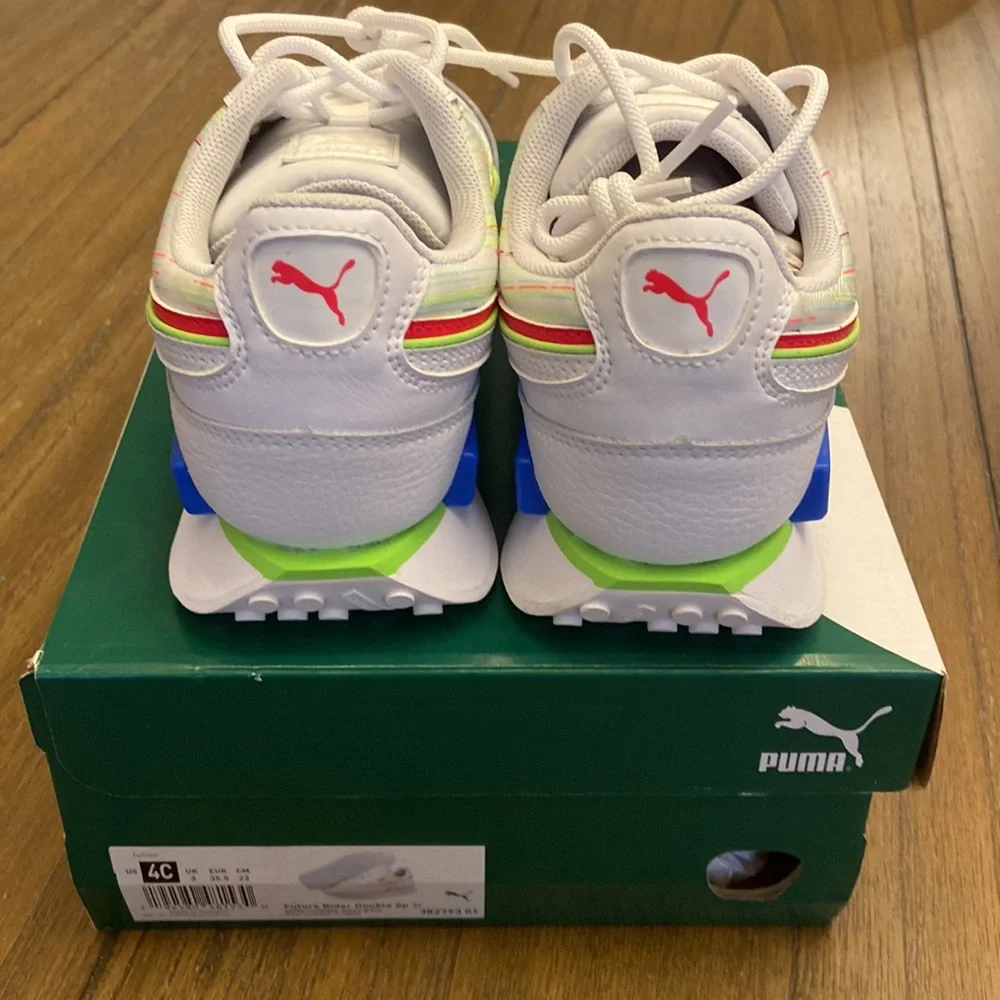 Puma Future Rider Double Sp Jr. Brand new, never worn, original box. Size 4C. - Picture 3 of 8